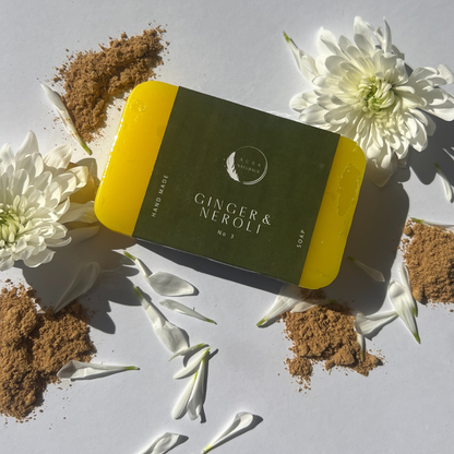 Aura Naturals Mens Soap Bar Set of 4 - Mint, Ironwood Mist, Ginger & Neroli, Tobacco & Vanilla Scented Men Soap for Exfoliating Face Wash, Body & Shower - 150g Each - Luxury Man Spa Gift Pack